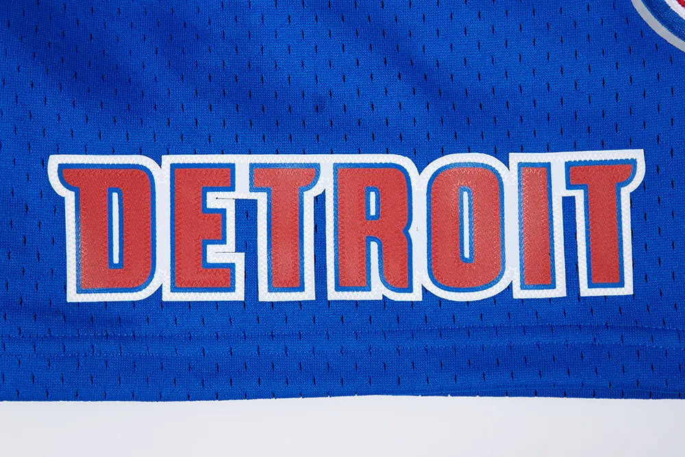 NBA DETROIT PISTONS CLASSIC MESH MEN'S SHORT (ROYAL BLUE)