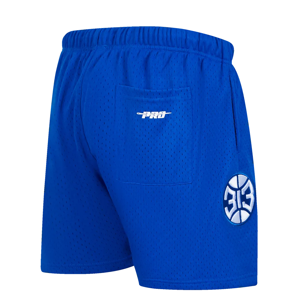 NBA DETROIT PISTONS CLASSIC MESH MEN'S SHORT (ROYAL BLUE)