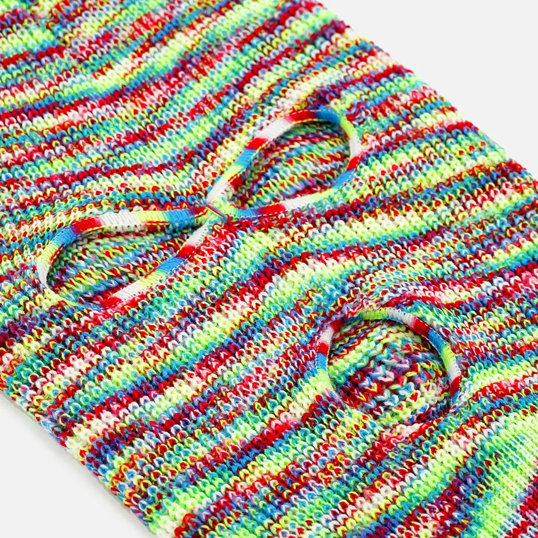 Neon Green Red Ski Mask