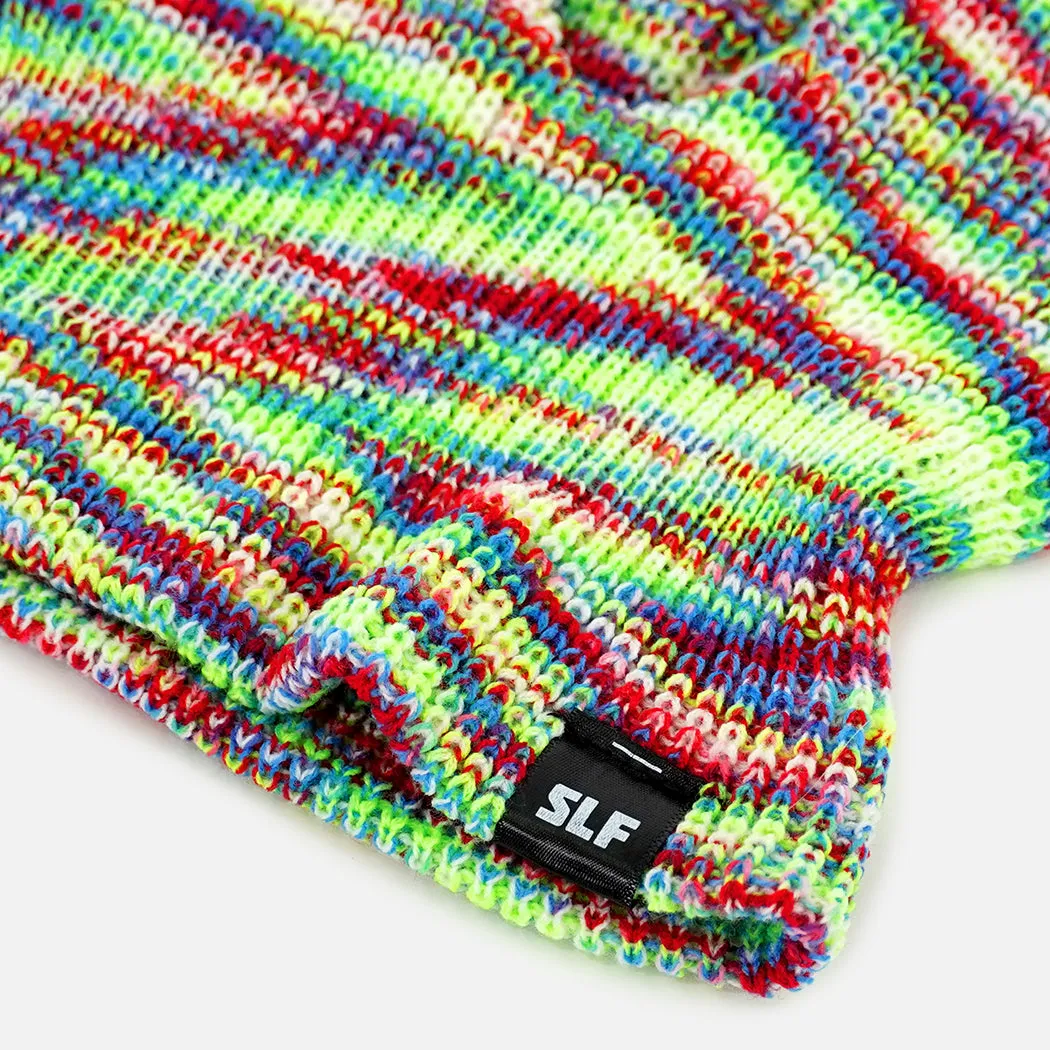 Neon Green Red Ski Mask