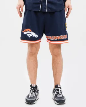 NFL DENVER BRONCOS LOGO MEN'S MESH SHORT (MIDNIGHT NAVY)