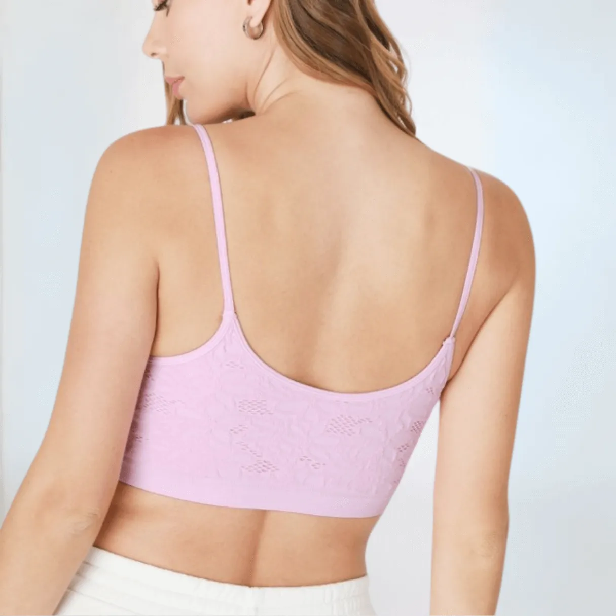 Nikibiki Lace V Neck Bralette Made in USA