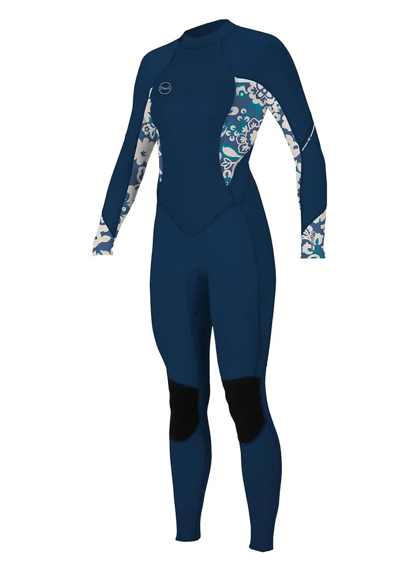 O Neill Bahia 3/2mm Back Zip Womens Fullsuit