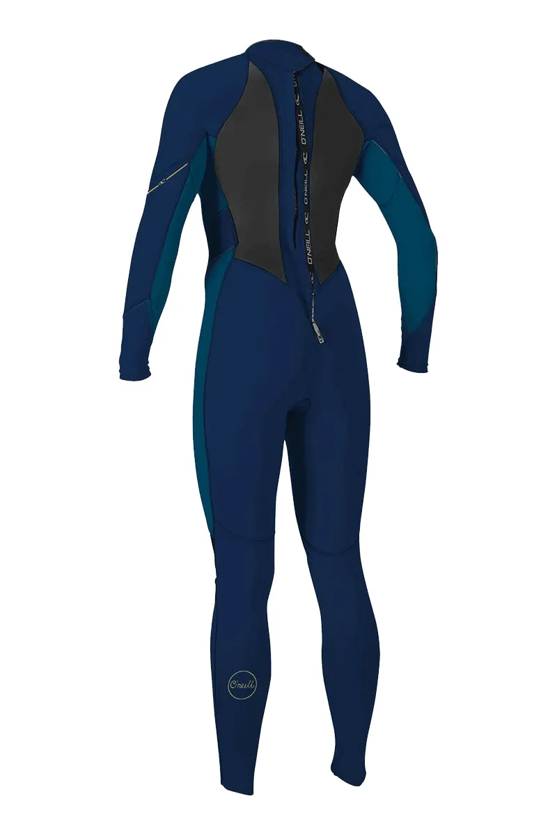 O Neill Bahia 3/2mm Back Zip Womens Fullsuit