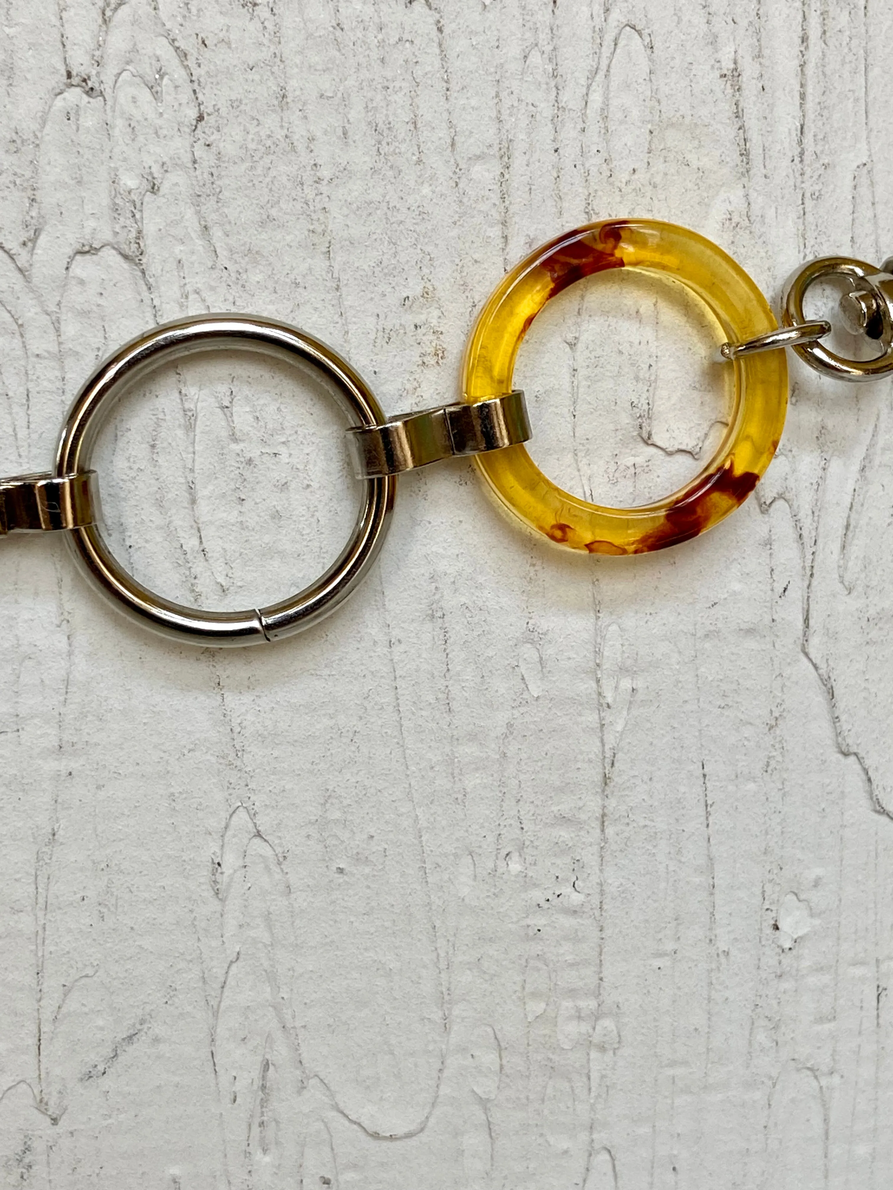 O ring  metal chain belt