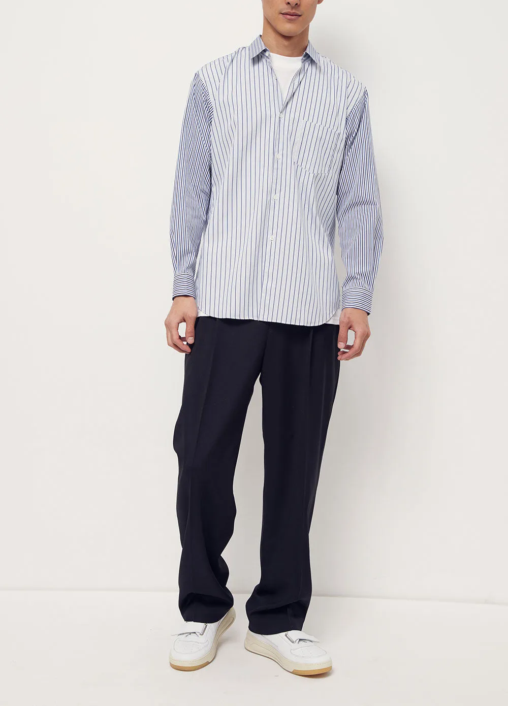 Panelled Stripe Shirt