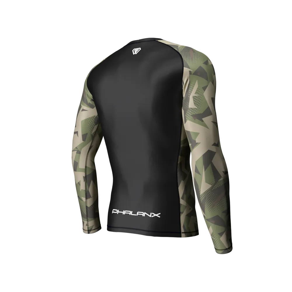 Phalanx "Lightning Camo" Long Sleeve Rash Guard