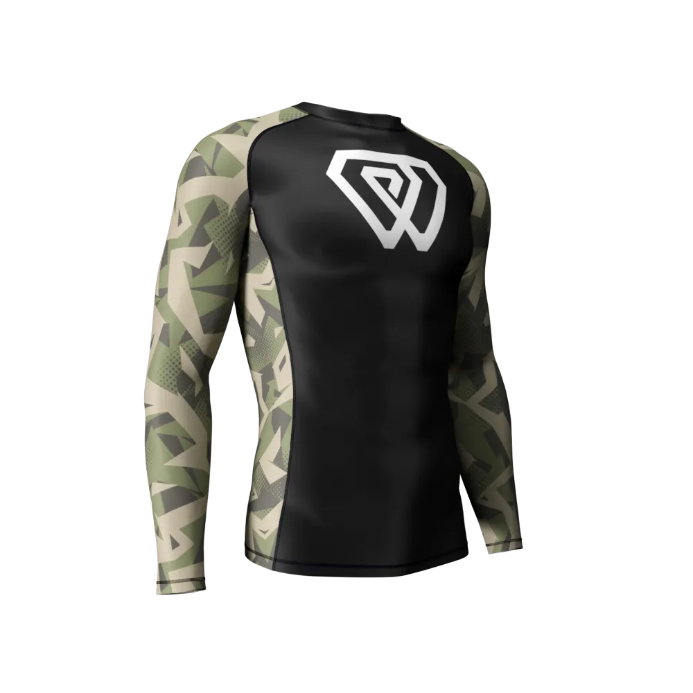 Phalanx "Lightning Camo" Long Sleeve Rash Guard