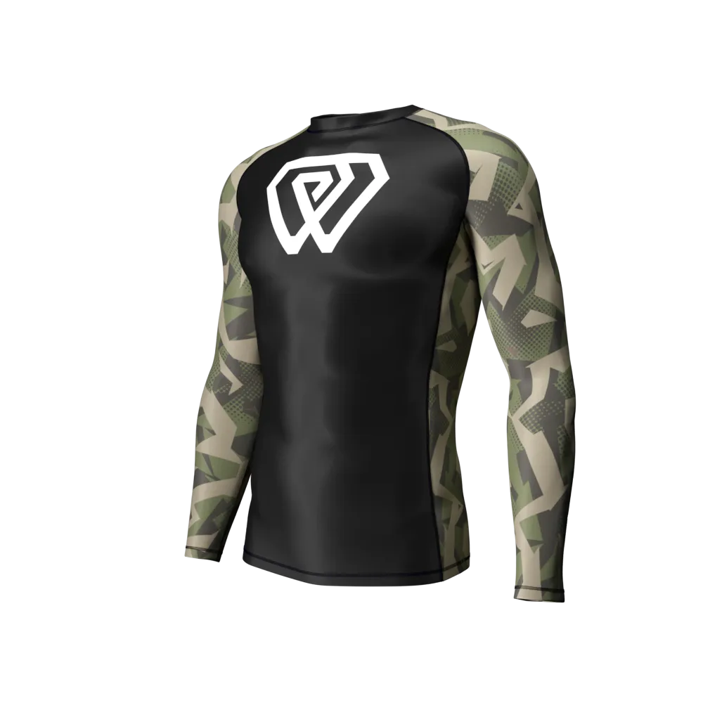 Phalanx "Lightning Camo" Long Sleeve Rash Guard