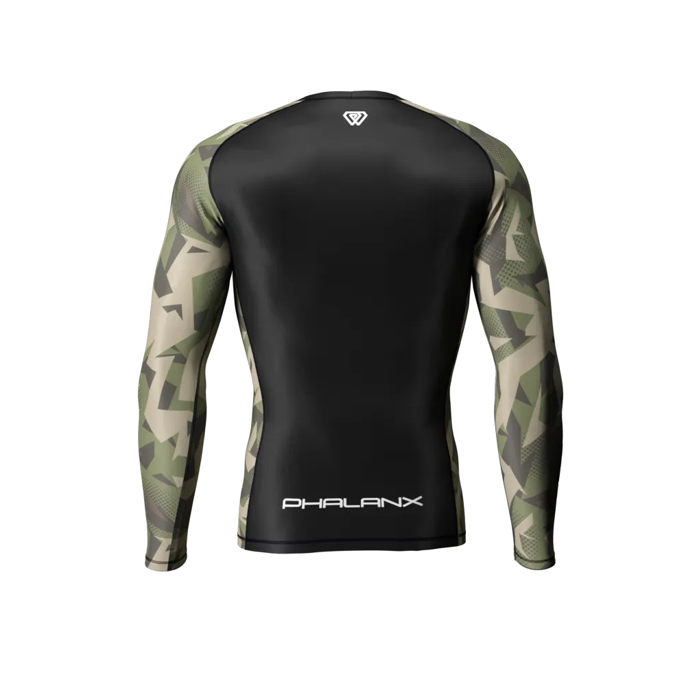 Phalanx "Lightning Camo" Long Sleeve Rash Guard