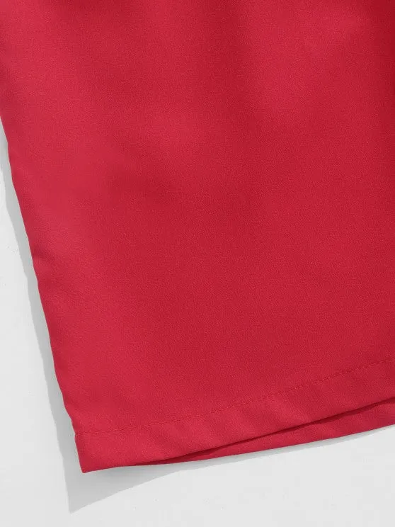 Polo Striped T Shirt With Shorts