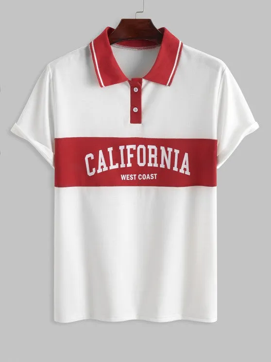 Polo Striped T Shirt With Shorts