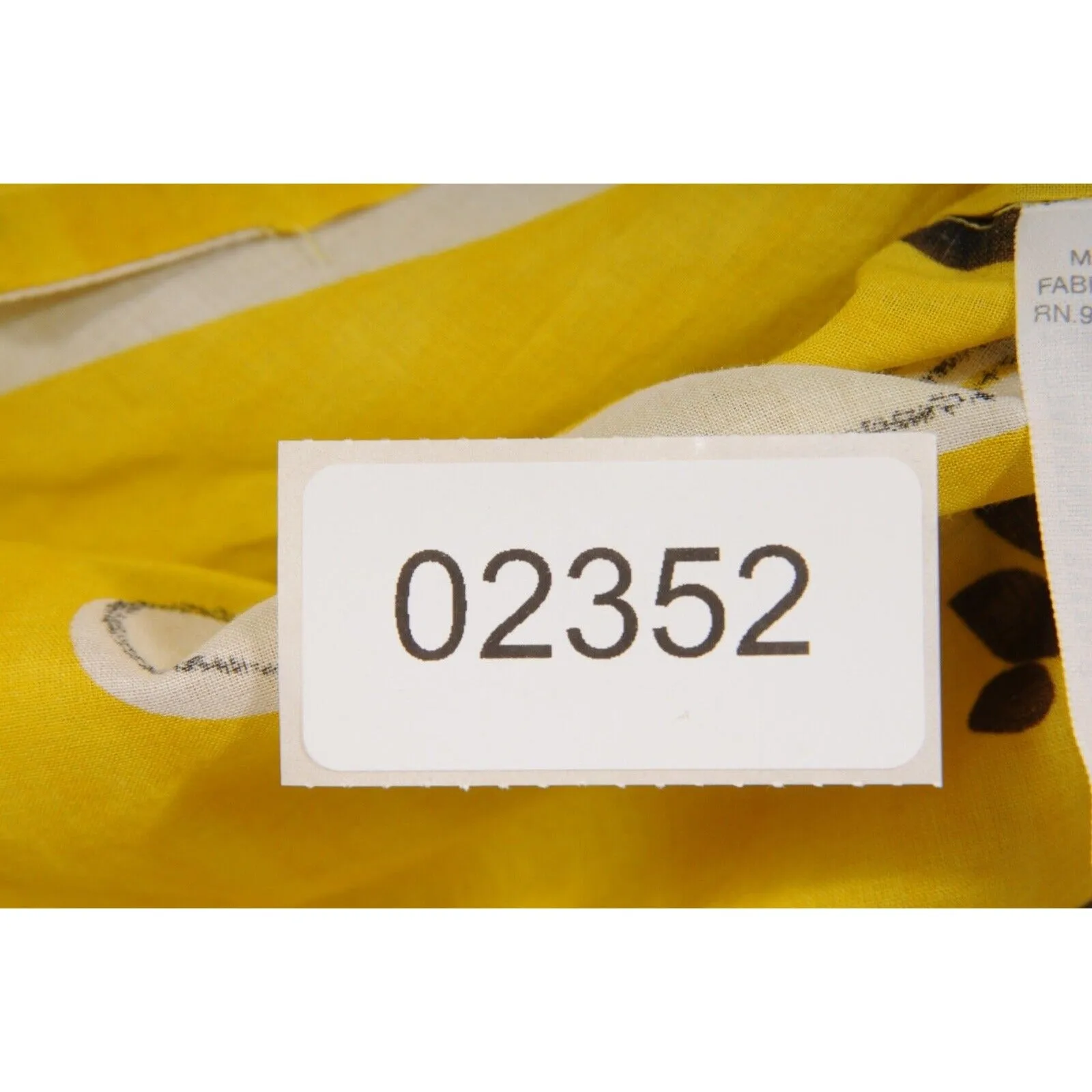 Prada Vintage SS05 Sail Boat Bee Yacht Button Down Medium Yellow White Shirt