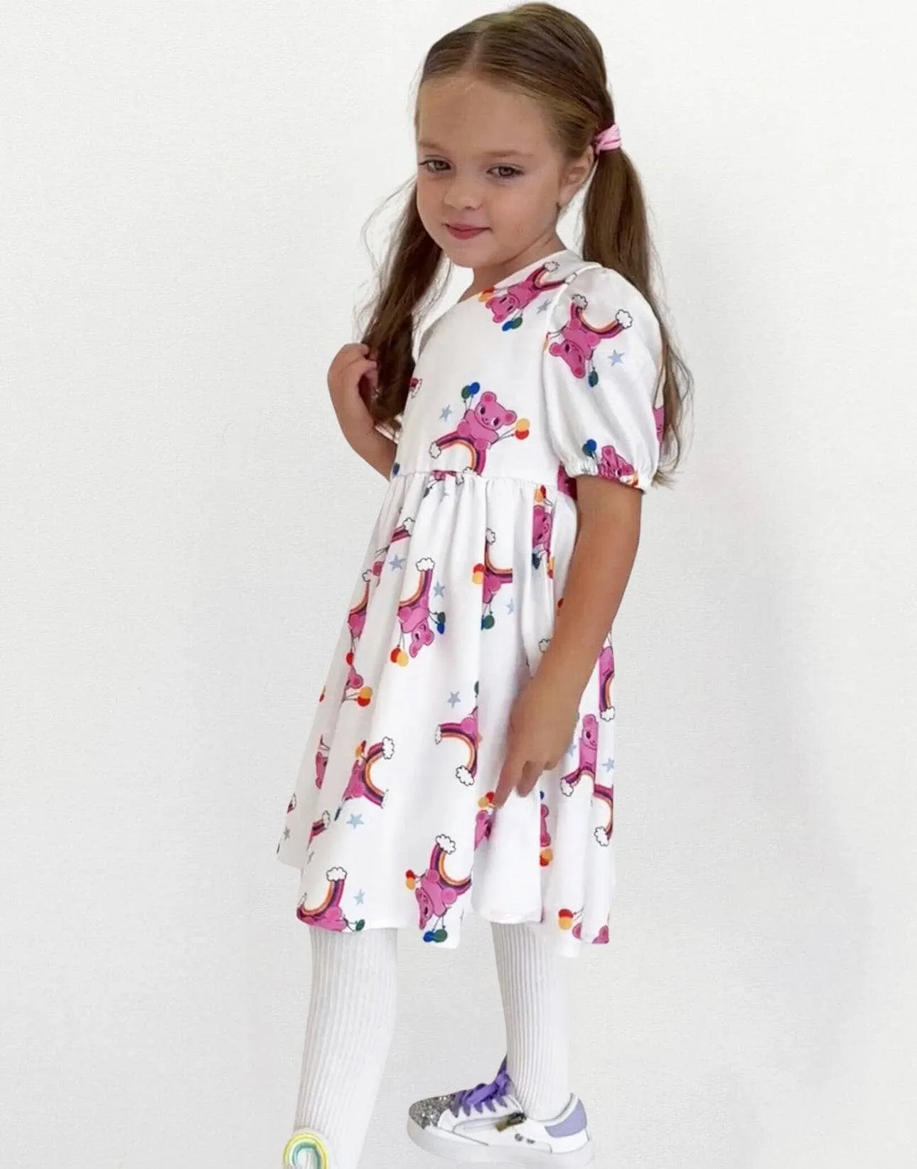 Rainbow Balloon Bear Dress