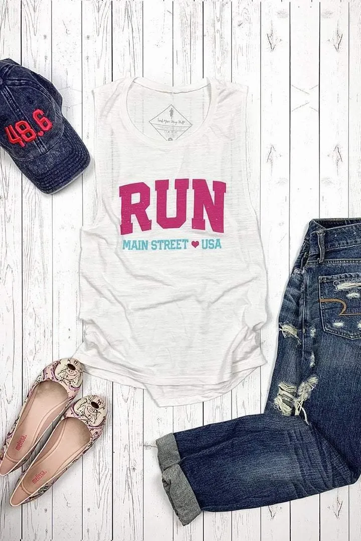 RUN Main Street Muscle Tank
