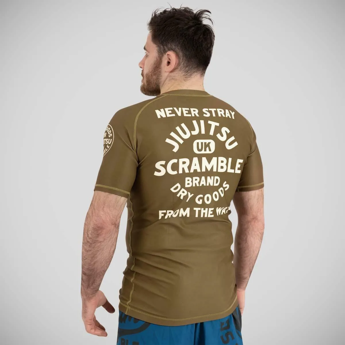 Scramble Dry Goods Rash Guard Brown