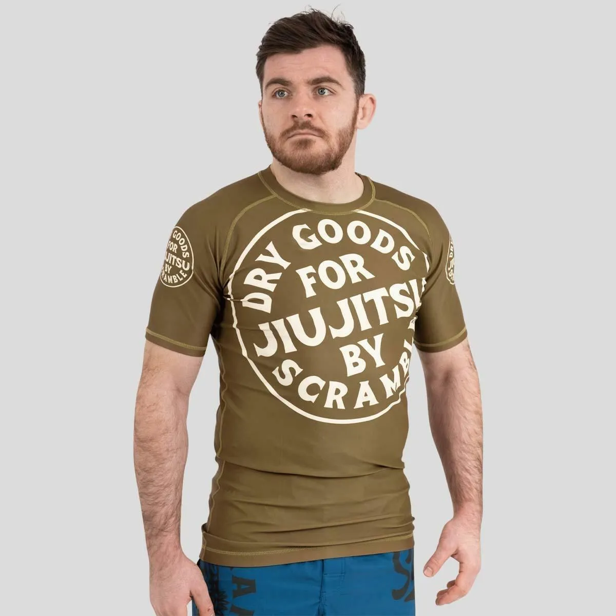 Scramble Dry Goods Rash Guard Brown