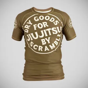Scramble Dry Goods Rash Guard Brown