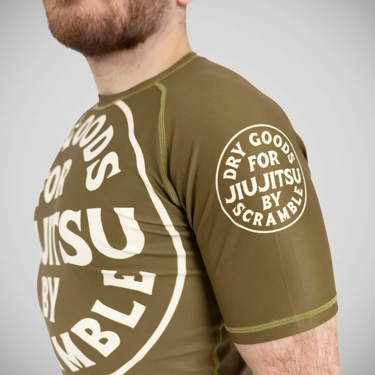 Scramble Dry Goods Rash Guard Brown