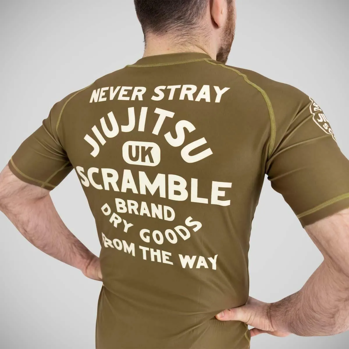 Scramble Dry Goods Rash Guard Brown