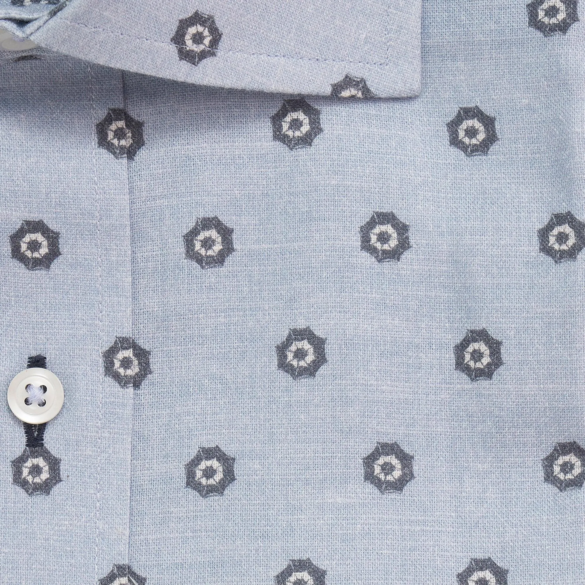 Shade Linen Blend Short Sleeve Button Down