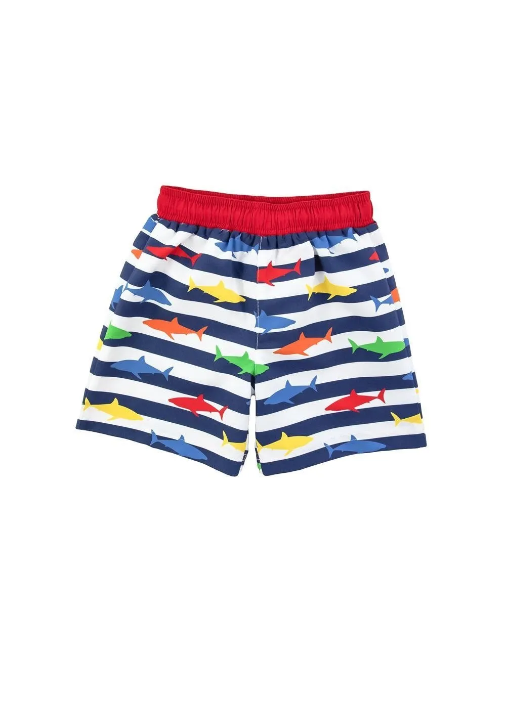 Shark Print Swim Trunk
