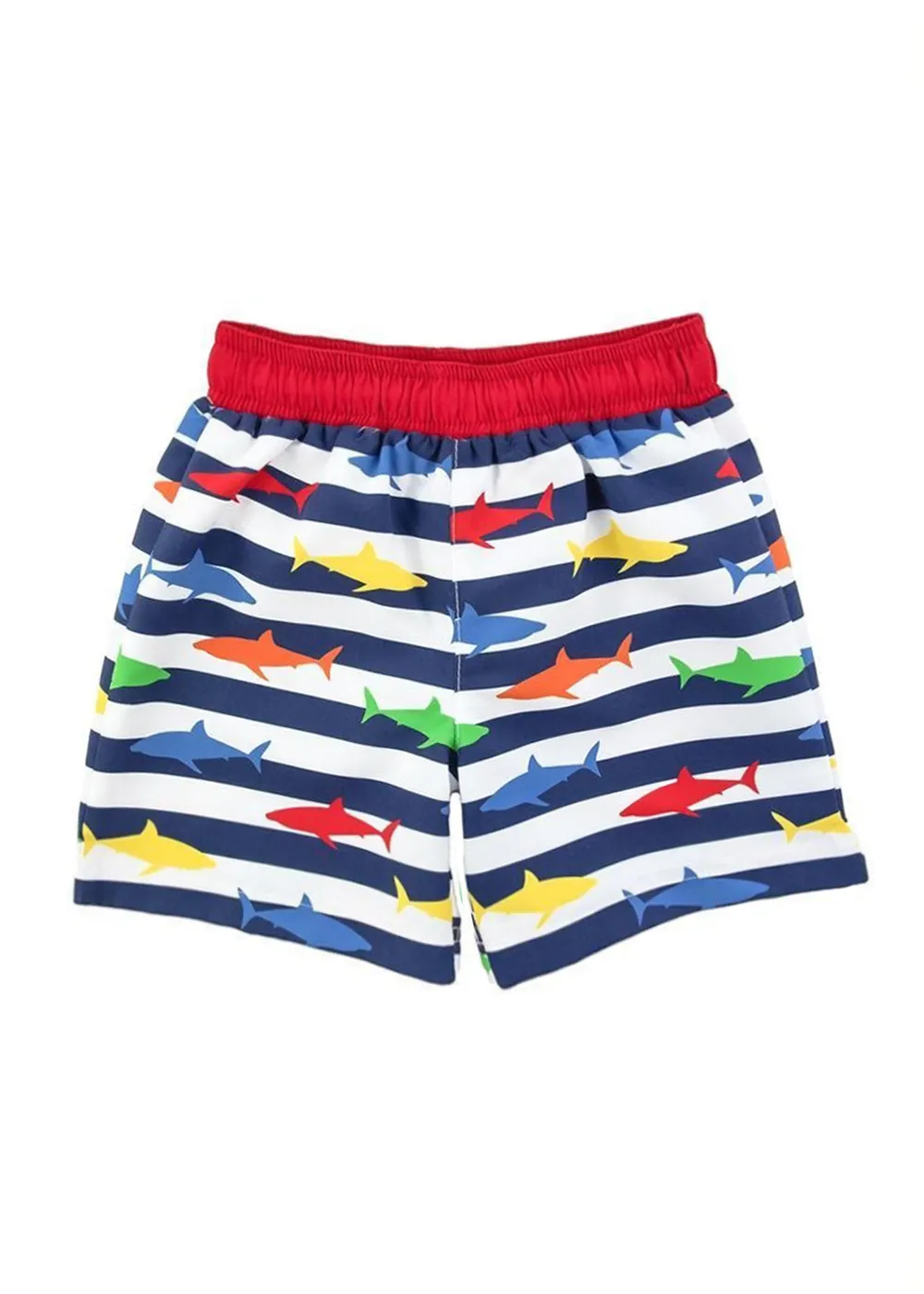 Shark Print Swim Trunk