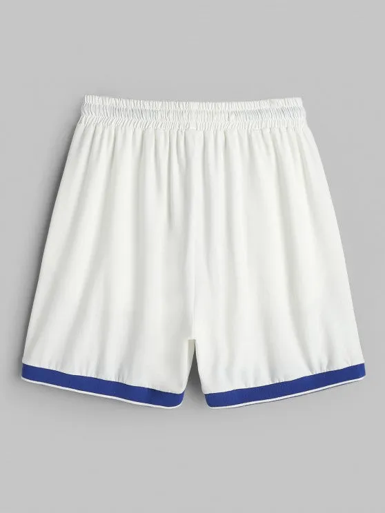 Short Sleeves Polo Collar T Shirt And Shorts
