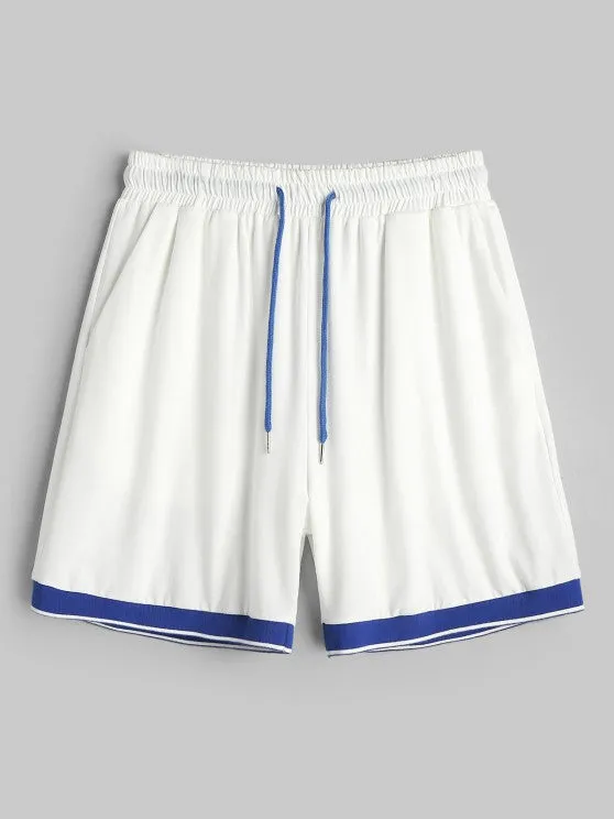 Short Sleeves Polo Collar T Shirt And Shorts