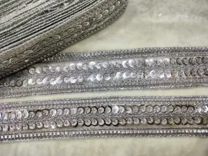 Sliver Sequin Lace