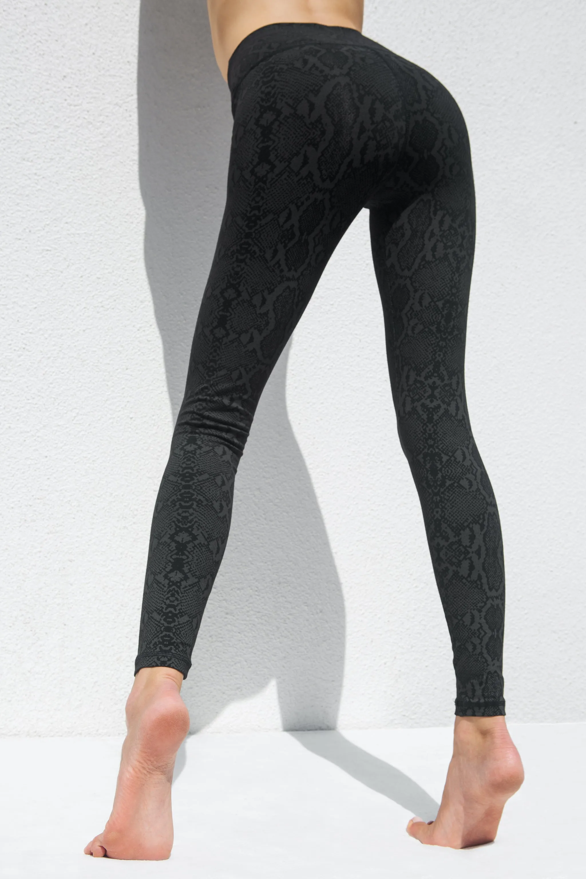 Snake Leggings - Black