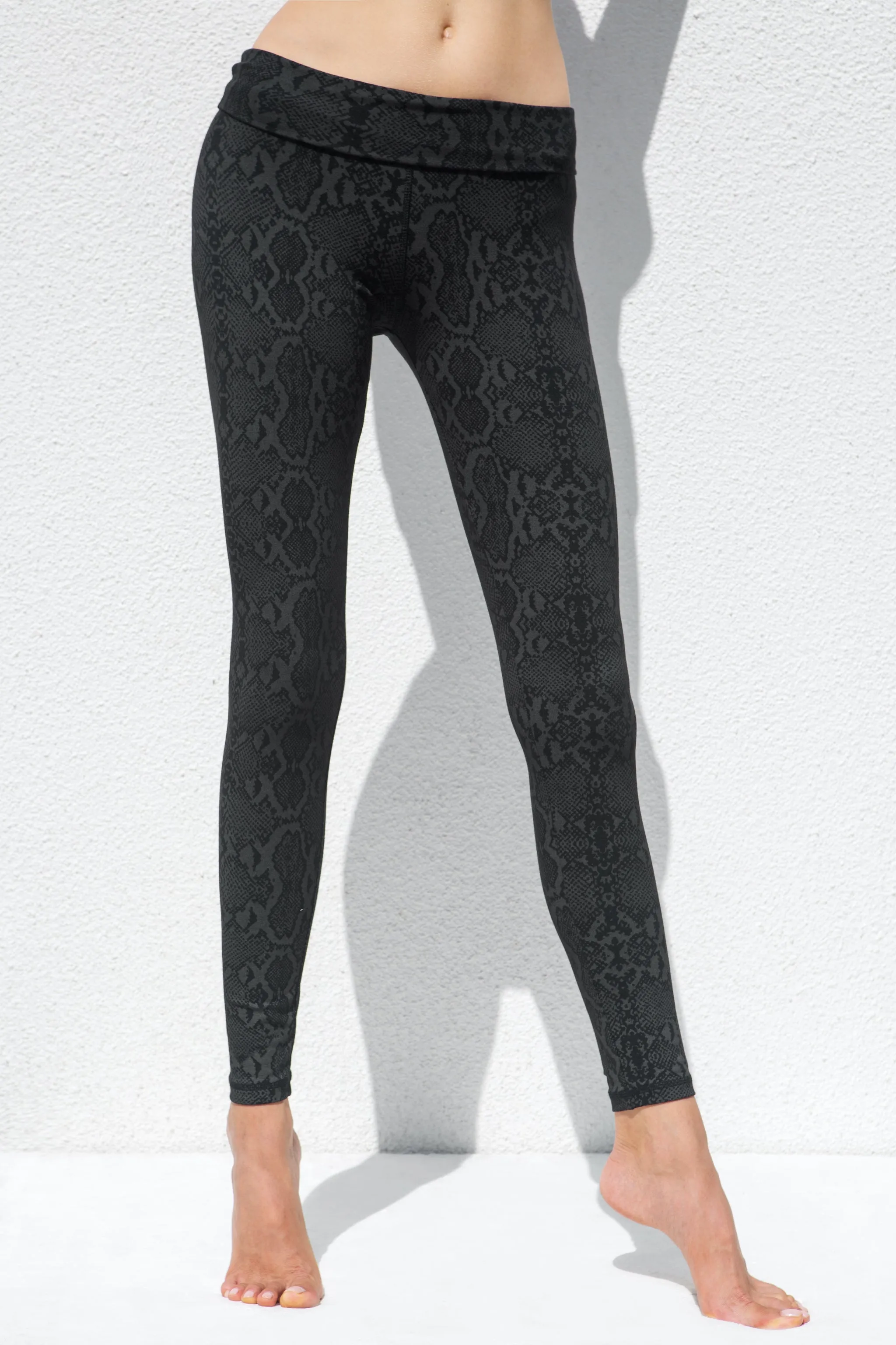 Snake Leggings - Black