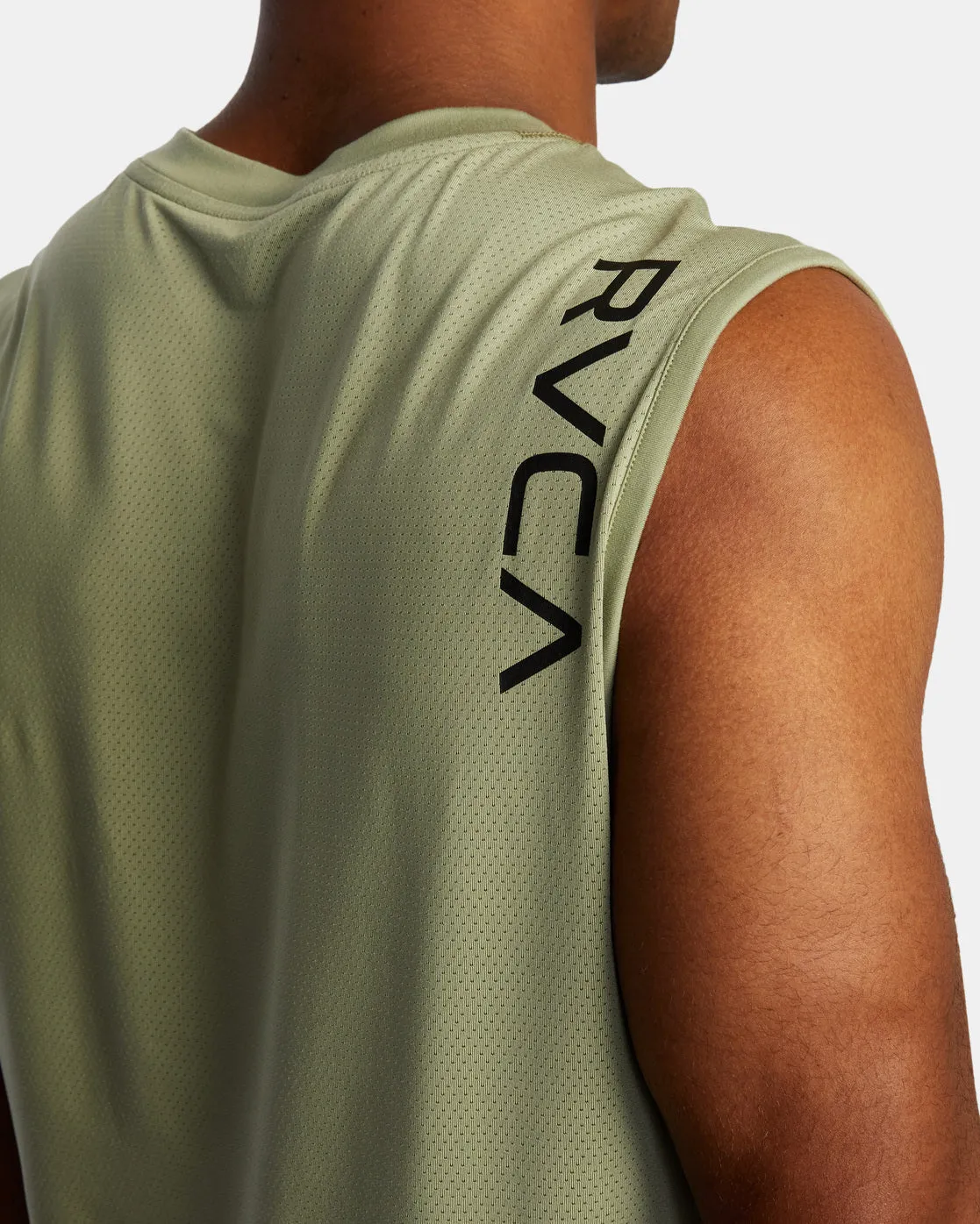 Sport Vent Muscle Tank Top - Grey Army