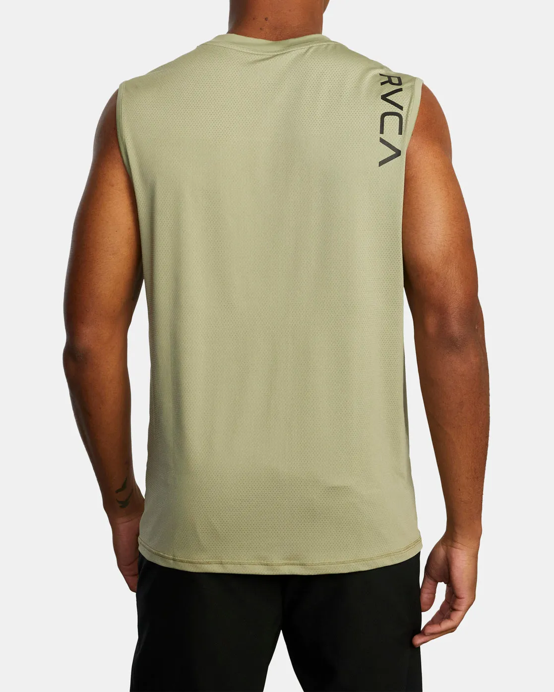 Sport Vent Muscle Tank Top - Grey Army