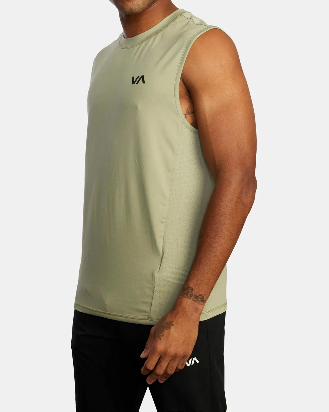 Sport Vent Muscle Tank Top - Grey Army