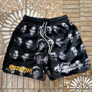 Street Basketball Star Mesh Shorts