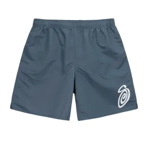 STÜSSY CURLY S WATER SHORT // WASHED NAVY