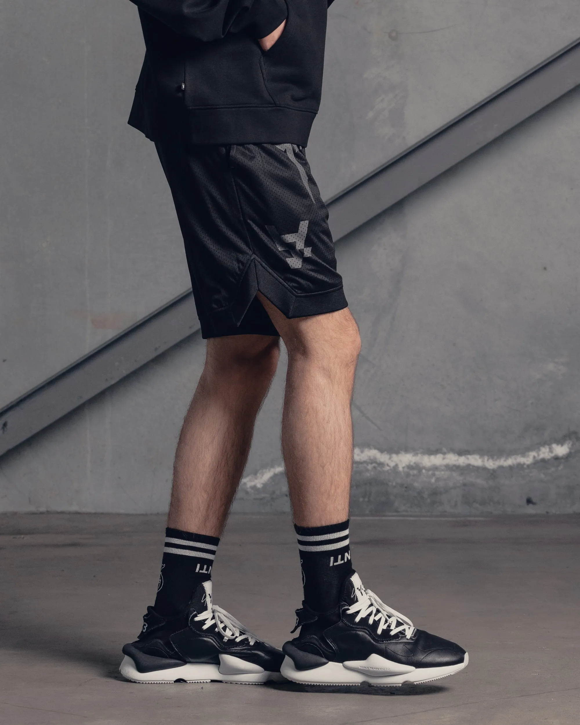 The Anti Order Shibuya Markets Mesh Shorts Black/Grey