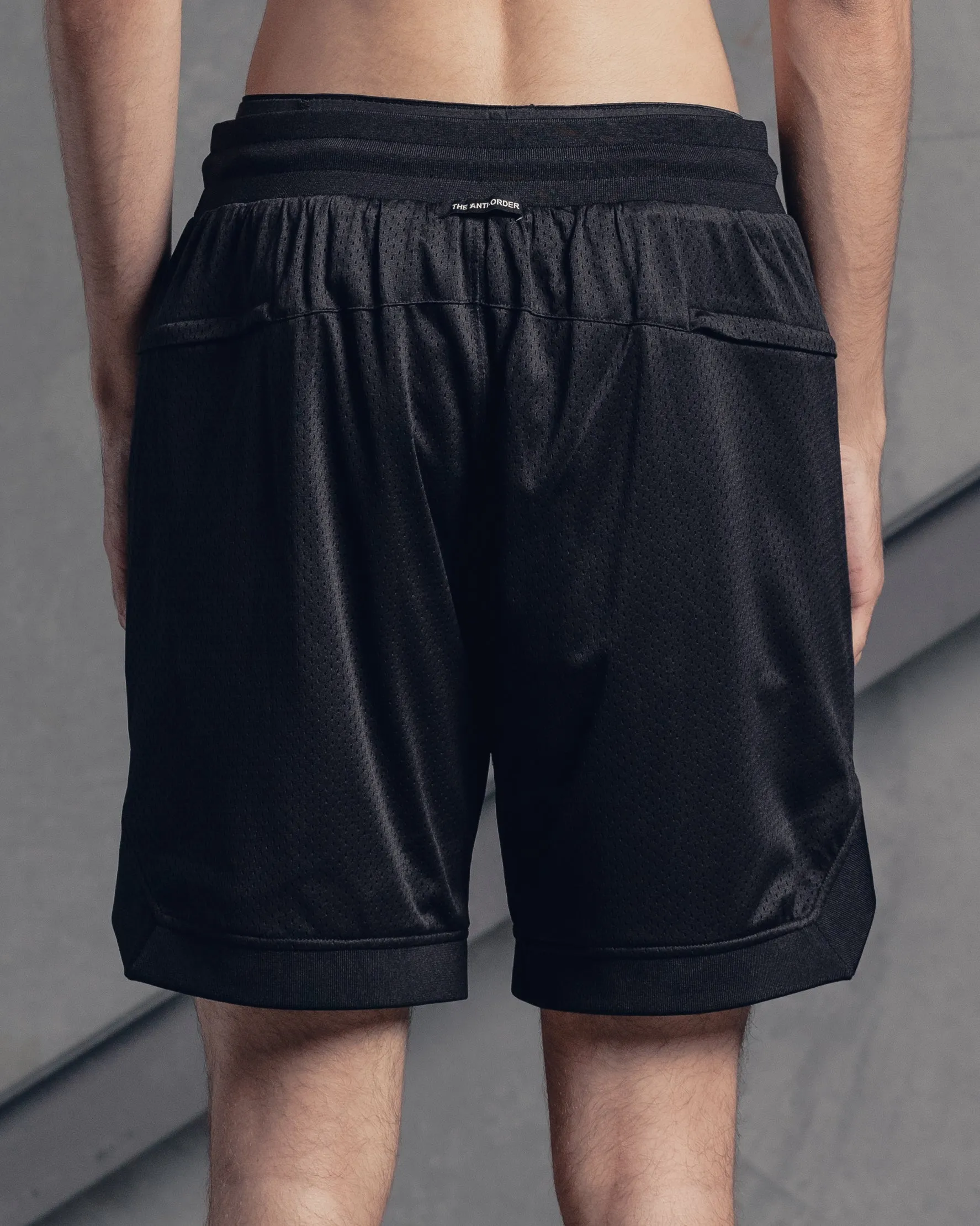The Anti Order Shibuya Markets Mesh Shorts Black/Grey