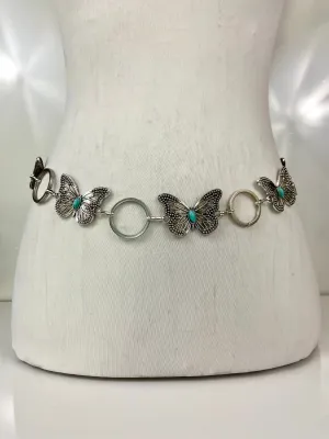 Turquoise butterfly 🦋 belt