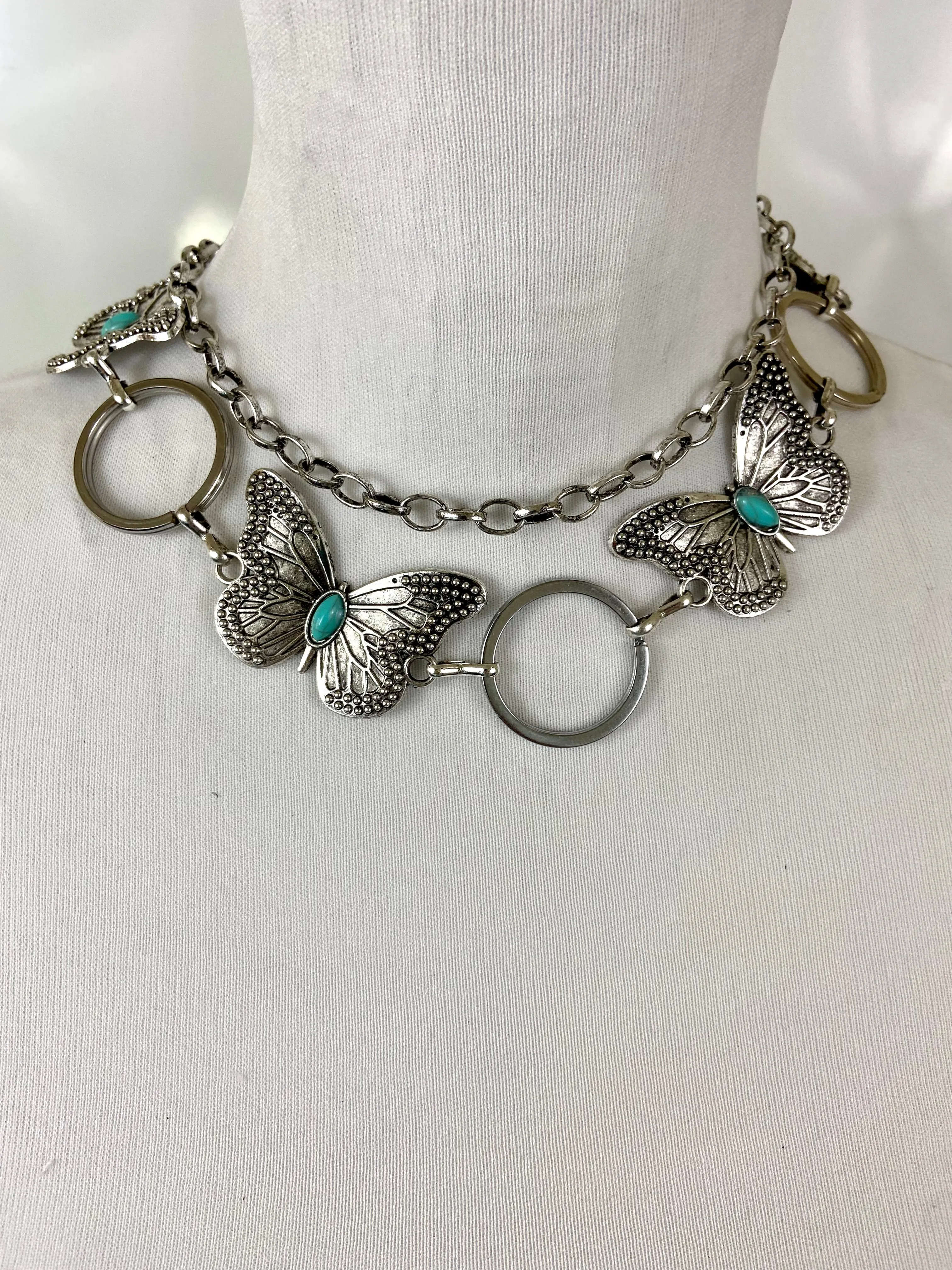 Turquoise butterfly 🦋 belt