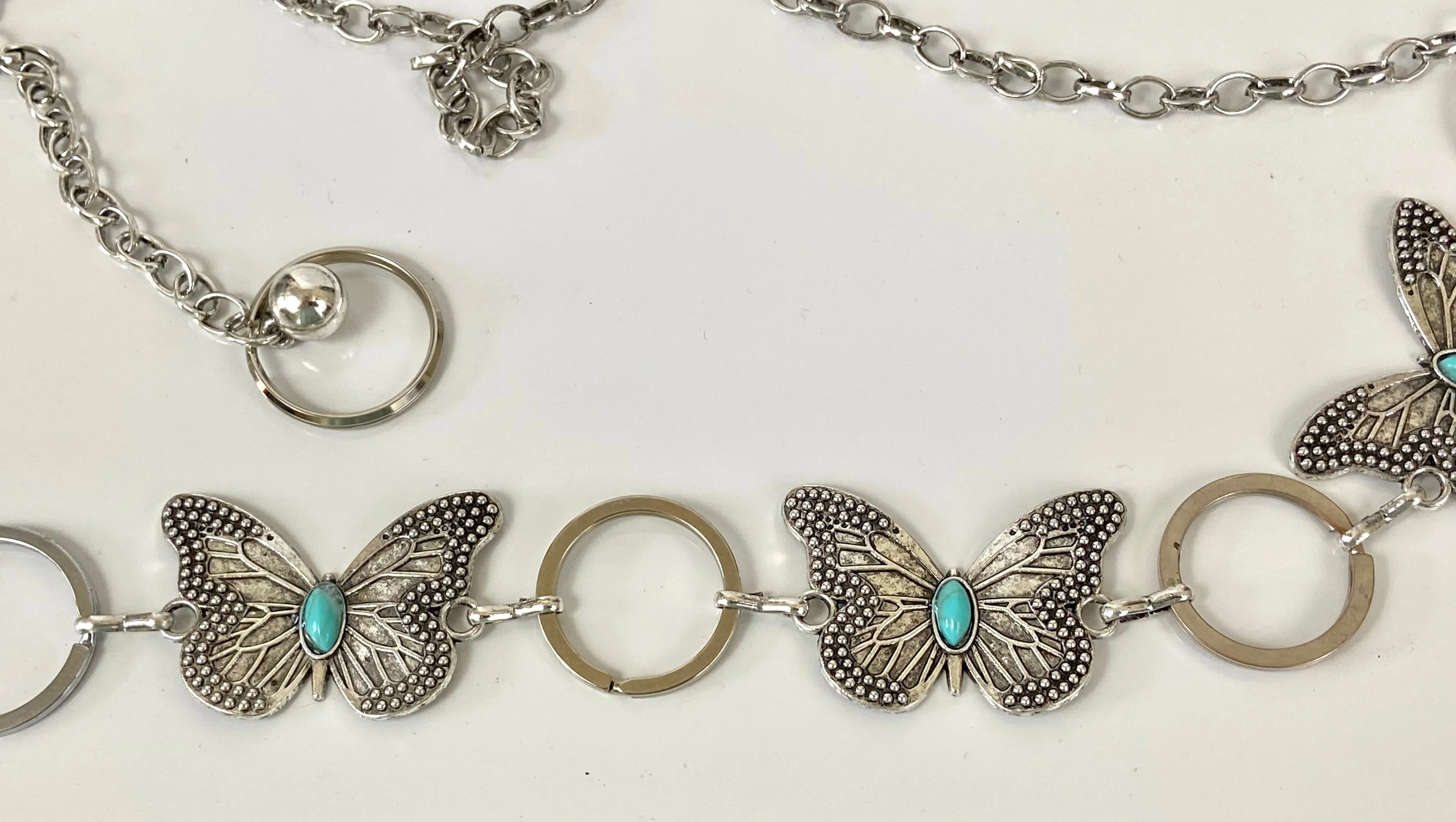 Turquoise butterfly 🦋 belt