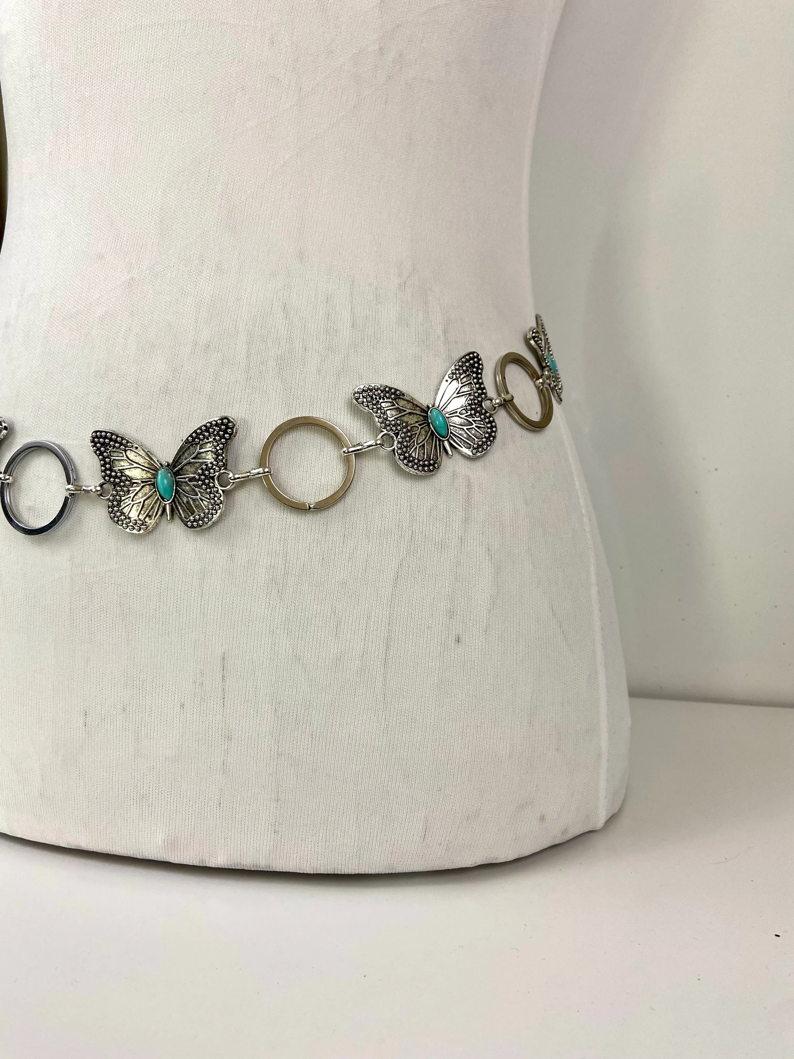 Turquoise butterfly 🦋 belt