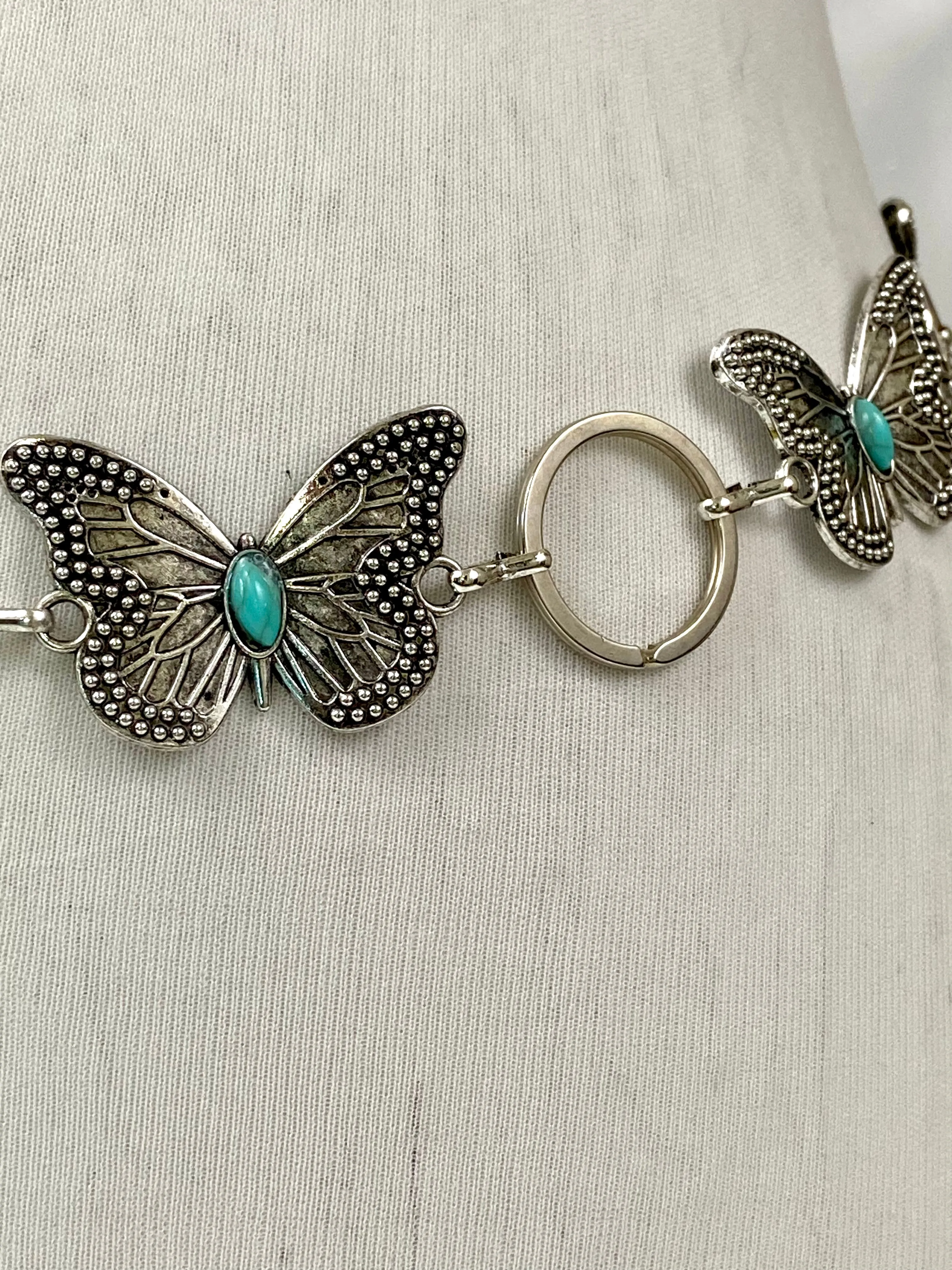 Turquoise butterfly 🦋 belt