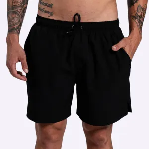 TWL - MENS EVERYDAY SWIM SHORTS - BLACK/SKETCH