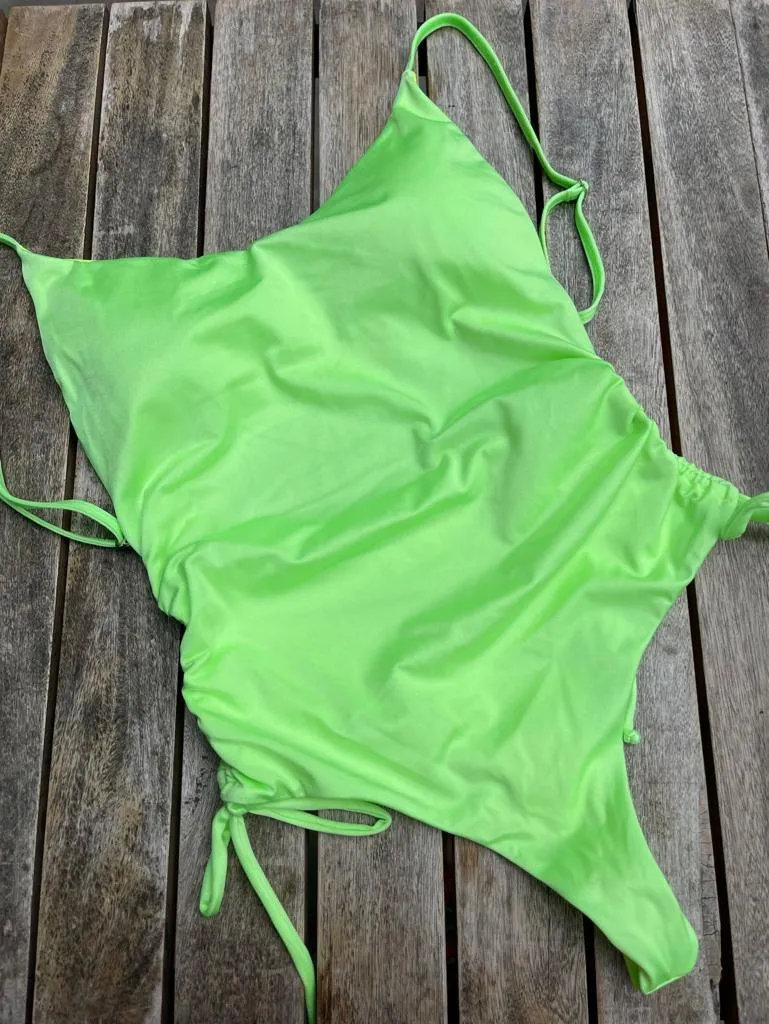 Vestido de Baño 8112  Verde manzana