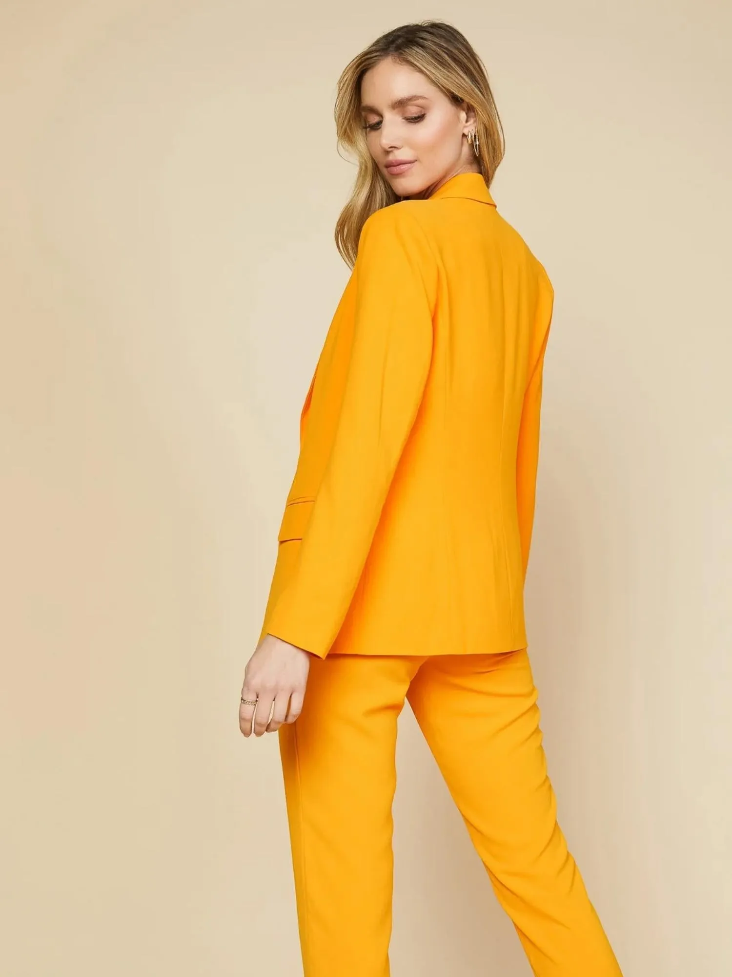 Welt Pocket Blazer Sunkissed Orange