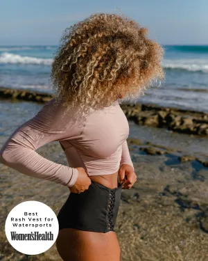 Women of the Sea Rashguard - Misty Rose