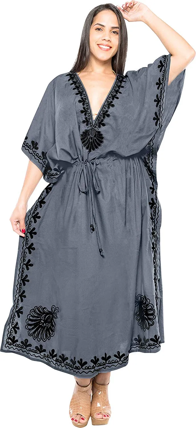 Women's Beachwear Designer Dress Rayon Swimwear Swimsuit Kimono Long Kaftan