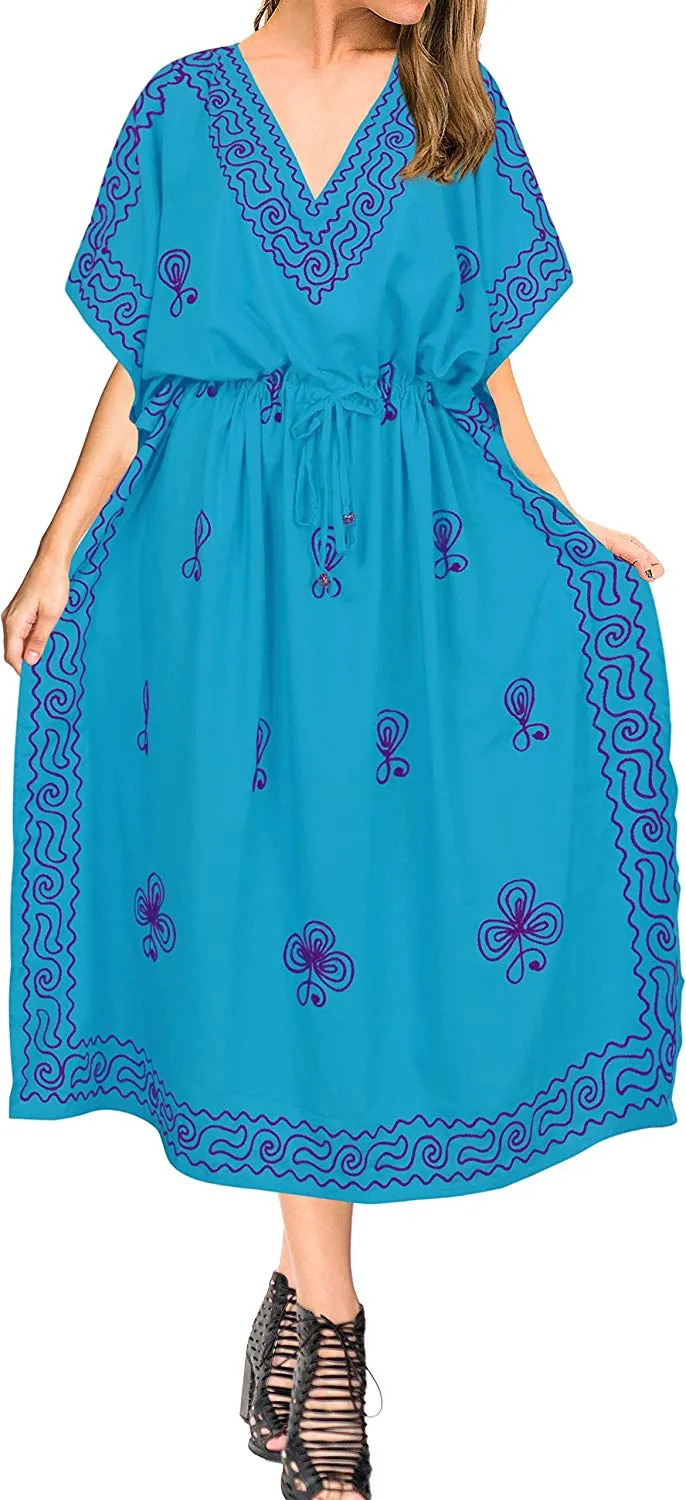 Women's Beachwear Designer Dress Rayon Swimwear Swimsuit Kimono Long Kaftan